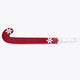 Hot pink low-bow field hockey stick blade with star and stripe graphics