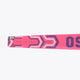 Hot pink field hockey stick blade edge with geometric stripe pattern