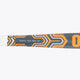 Field hockey stick shaft, dark gray with orange 'OSAKA MID BOW GF' text
