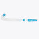 Osaka field hockey stick, white stick with blue accents along the curved head