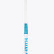 Osaka field hockey stick head, white with vertical Blue Topaz graphics and blue logo