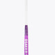Rose Bud field hockey stick, purple U-shaped head with white handle tube