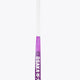 Rose Bud field hockey stick handle and toe cap, vertical side view