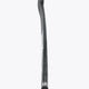 Field hockey stick shaft, black with silver graphics and grip end at the top