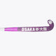 Rose bud purple field hockey stick with OSAKA text and star emblem on the shaft.
