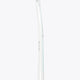 White field hockey stick shaft with clear grip and brand marking