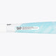 White field hockey stick grip with 100% Japanese raw carbon label on shaft