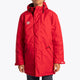 Boy wearing the Osaka Kids Stadium Jacket in Red. Front view