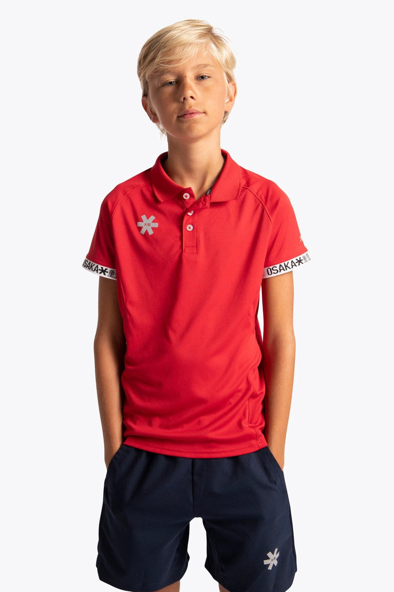 Osaka Osaka Kids Polo Jersey | Red - Polos Training