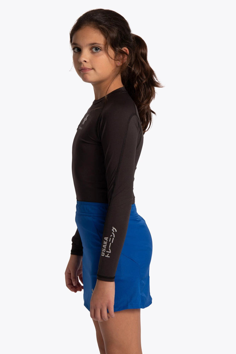 Osaka Osaka Kids Baselayer Top | Black - Activewear Training