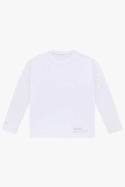 Osaka Kids Training Tee Long Sleeve | White Osaka Osaka Kids Training Tee Long Sleeve | White - Activewear Training