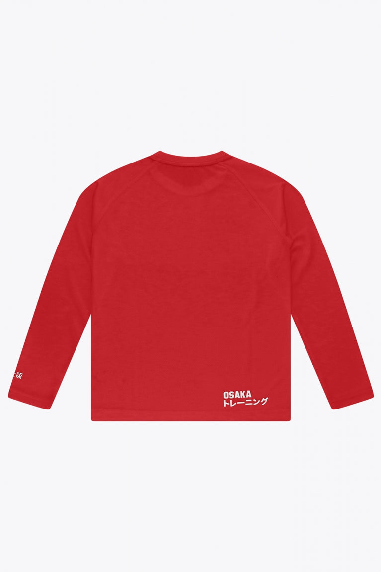 Osaka Kids Training Tee Long Sleeve | Red