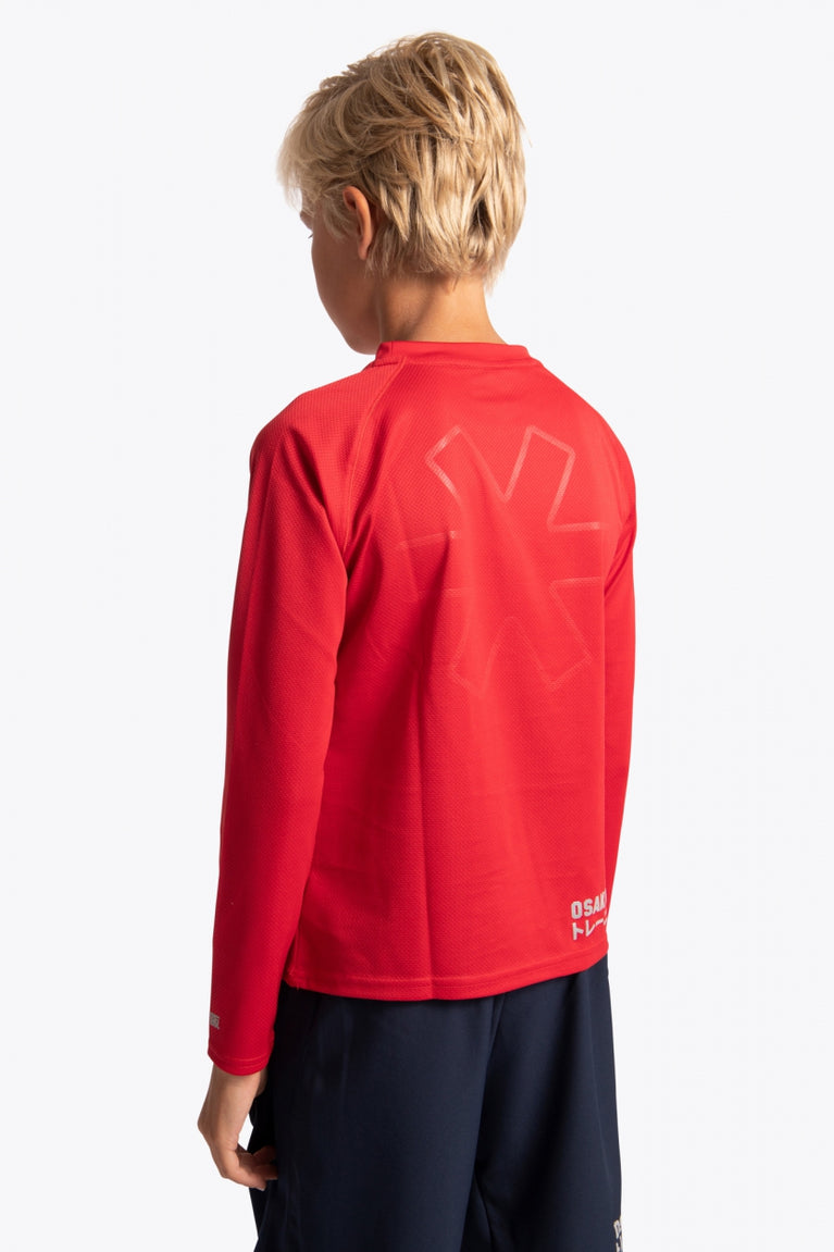 Osaka Kids Training Tee Long Sleeve | Red