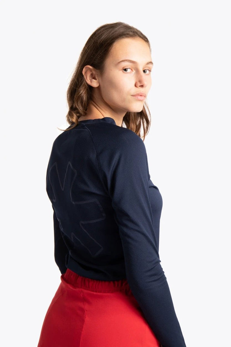 Osaka Osaka Women Training Tee Long Sleeve | Navy - Activewear Training