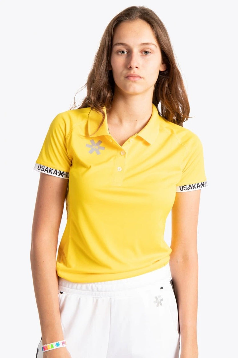 Osaka Osaka Women Polo Jersey | Yellow - Training