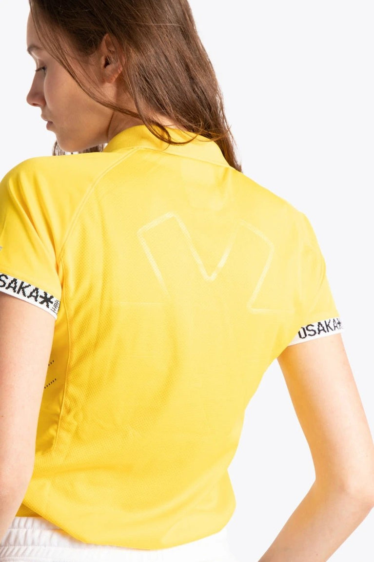 Osaka Osaka Women Polo Jersey | Yellow - Training