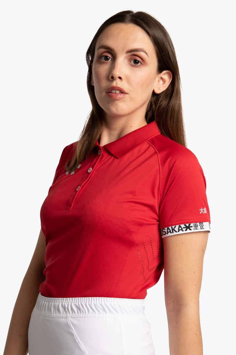 Osaka Osaka Women Polo Jersey | Red - Polos Training
