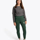 Osaka Osaka Women Track Pants | Dark Green - Activewear Training