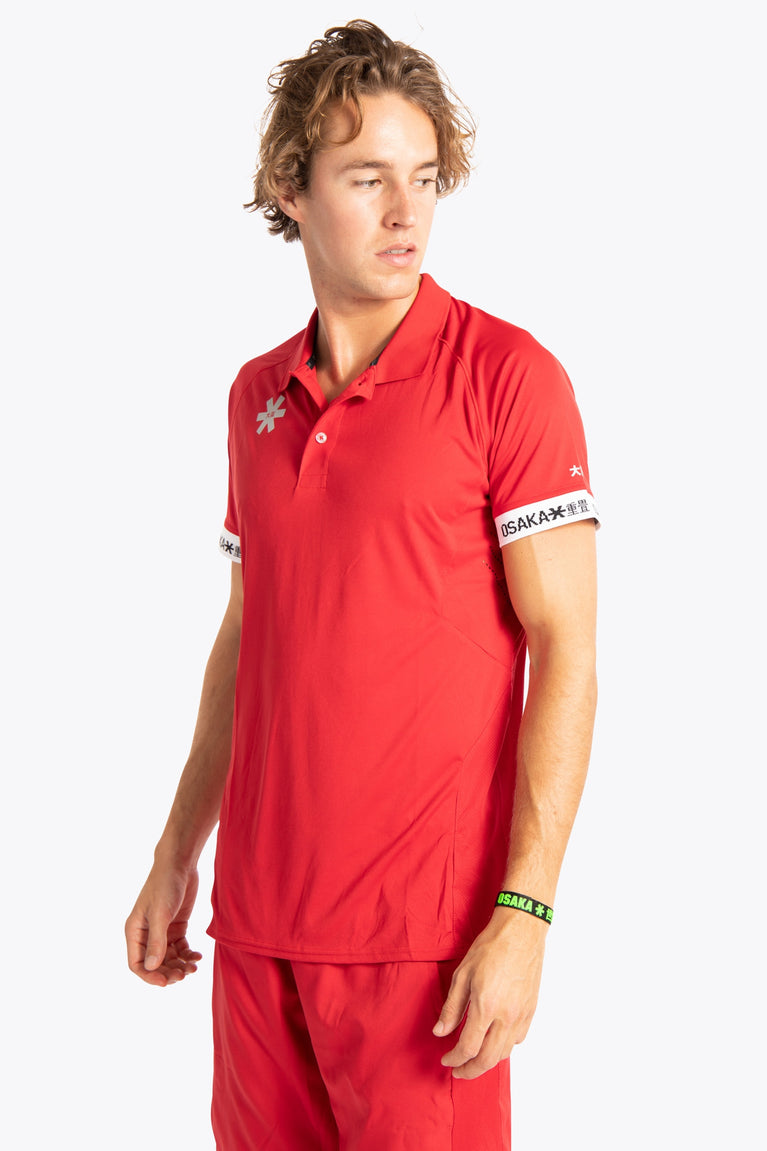 Osaka Men Polo Jersey | Red