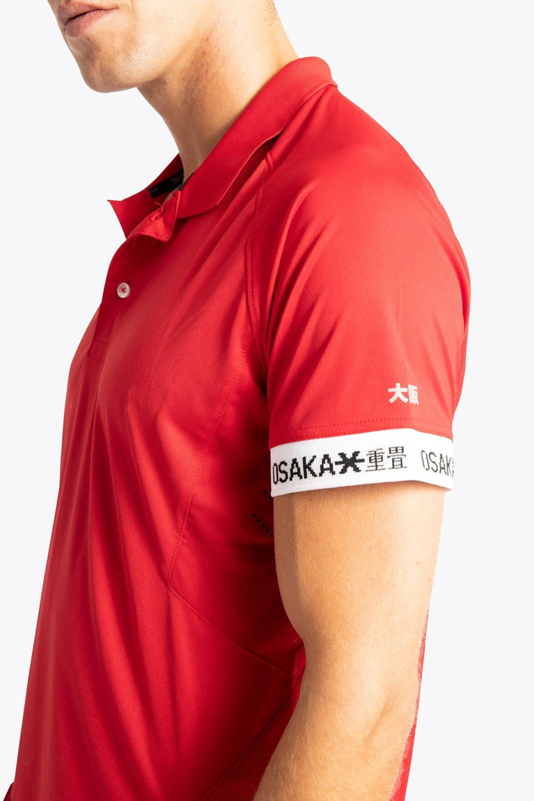 Osaka Osaka Men Polo Jersey | Red - Polos Training