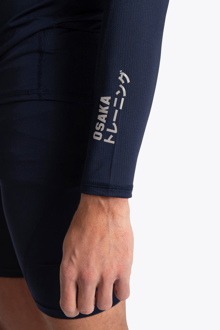 Osaka Men Baselayer Top | Navy