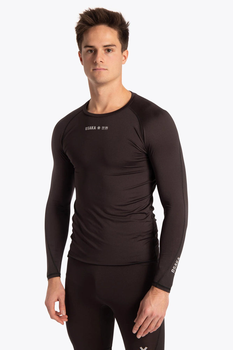 Osaka Osaka Men Baselayer Top | Black - Activewear Training