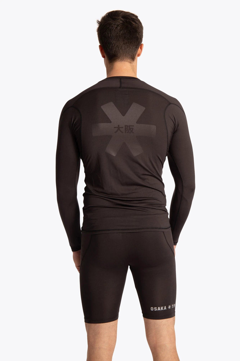 Osaka Osaka Men Baselayer Top | Black - Activewear Training