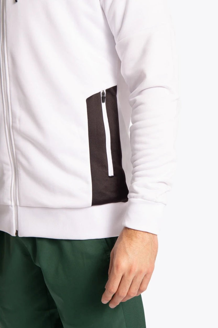 Osaka Osaka Men Training Zip Hoodie | White - Activewear Training