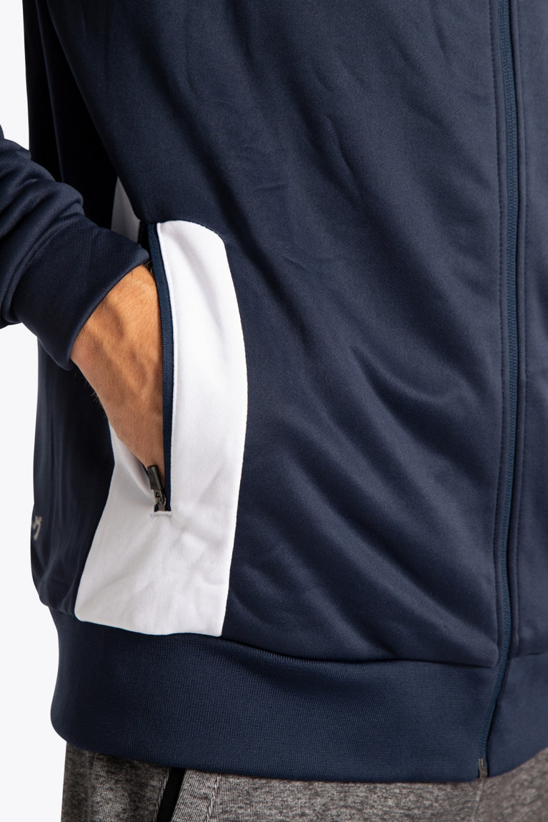 Osaka Osaka Men Training Zip Hoodie | Navy - Activewear Training