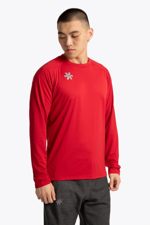 Osaka Men Training Tee Long Sleeve | Red Osaka Osaka Men Training Tee Long Sleeve | Red - Activewear Training
