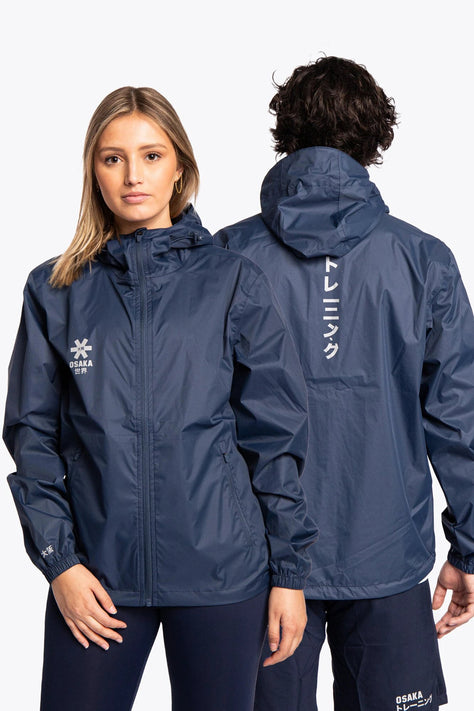 Osaka Training Rain Jacket Unisex | Navy Osaka Osaka Training Rain Jacket Unisex | Navy - Activewear Training