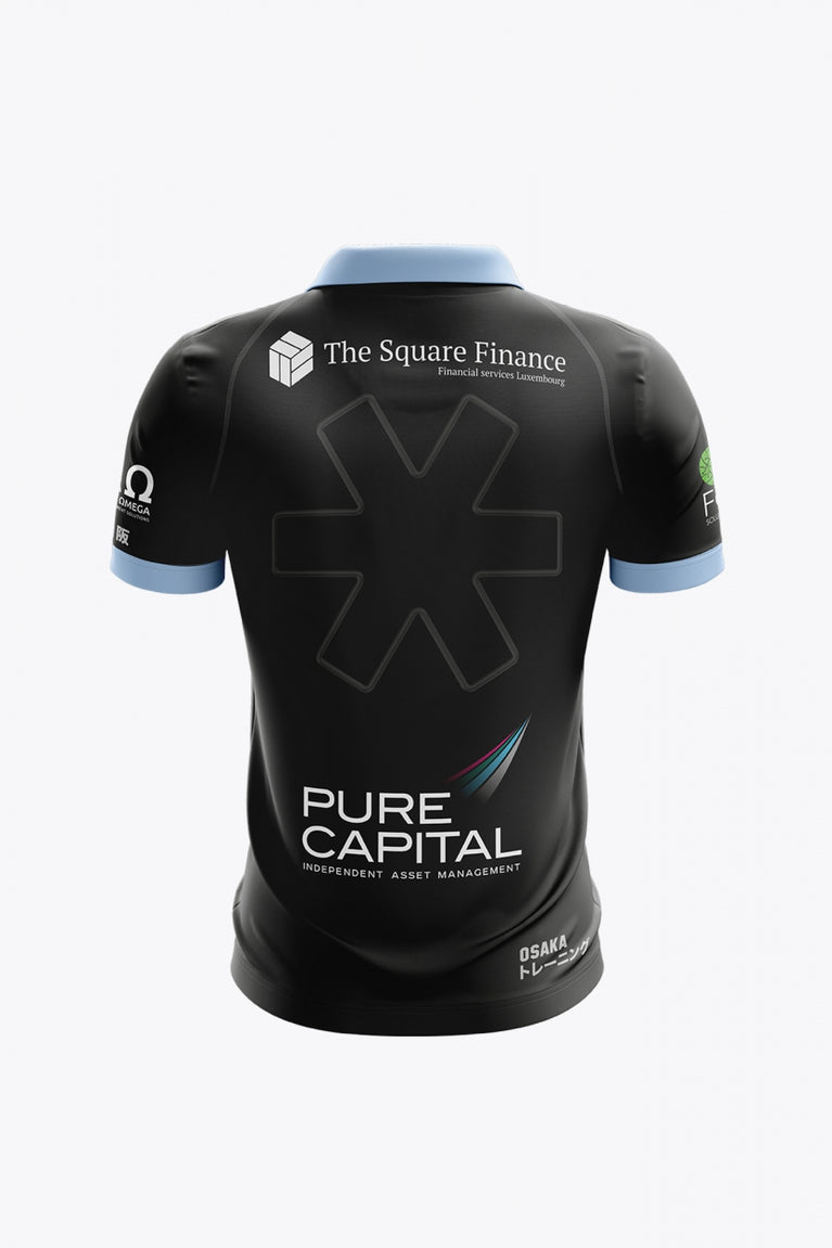 Osaka Arlon Men Polo Jersey - Retro Edition | Black - Sports Uniforms Training