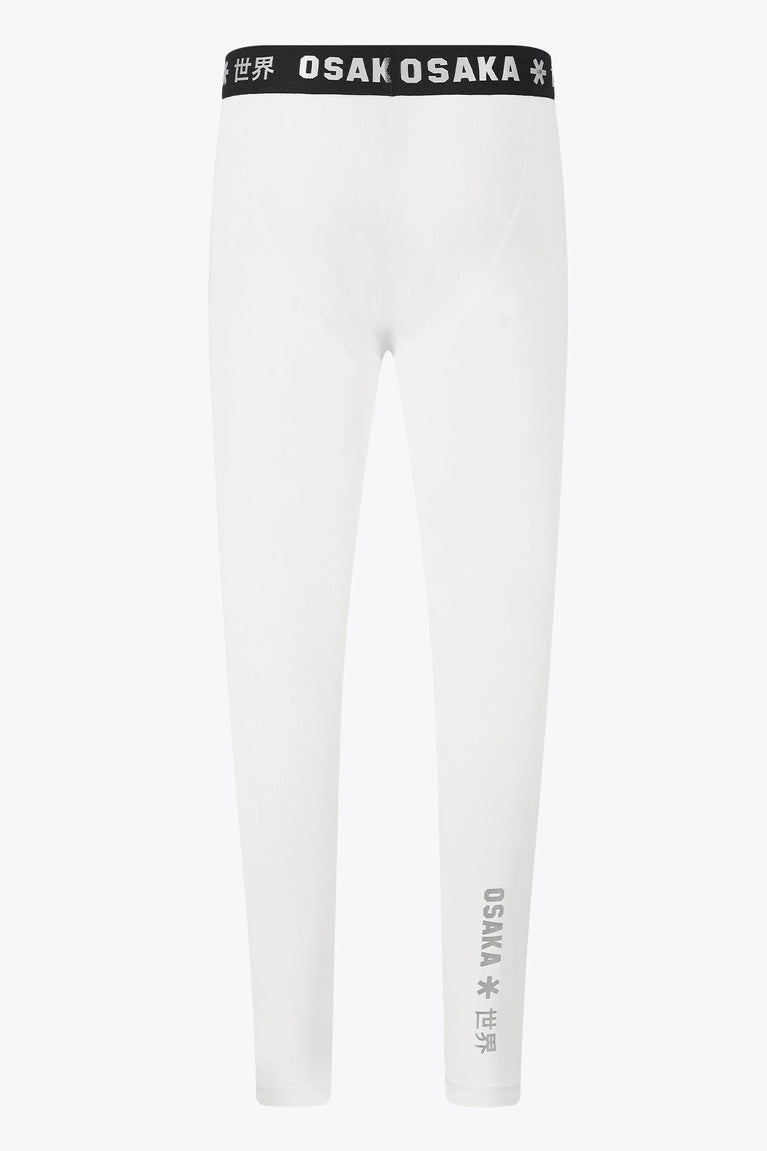 Osaka Osaka Kids Baselayer Tights | White - Activewear Training