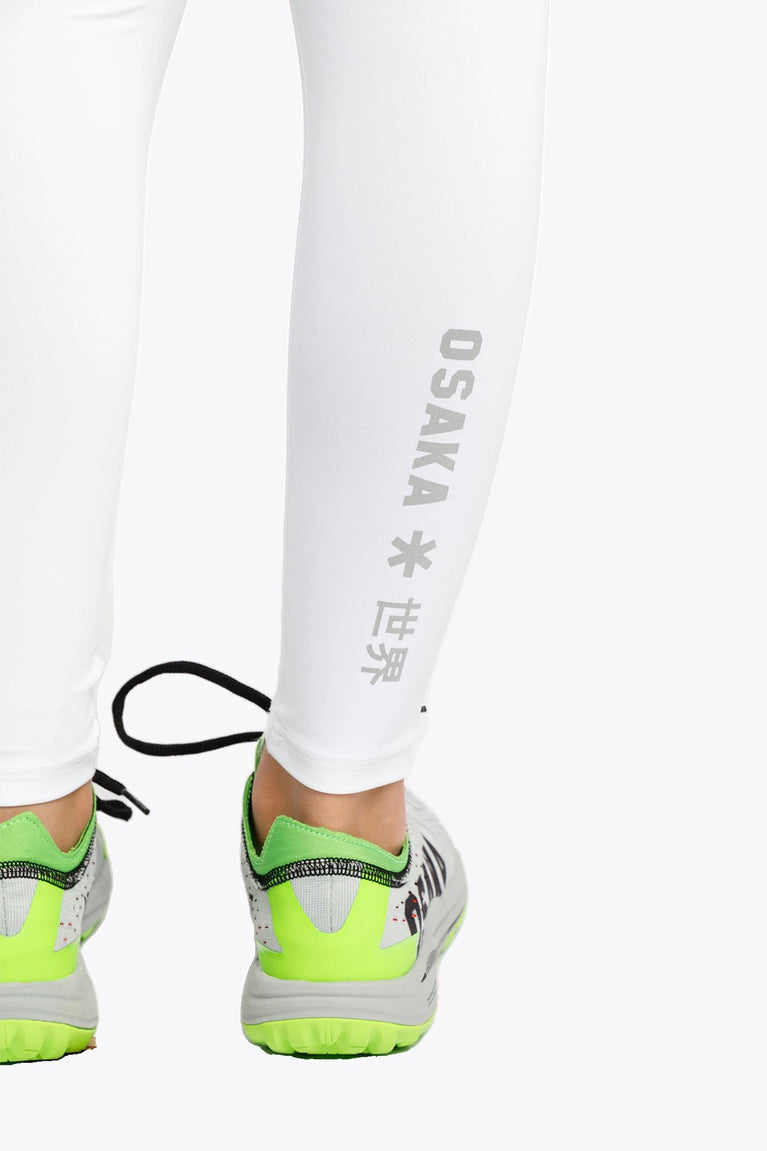 Osaka Osaka Kids Baselayer Tights | White - Activewear Training