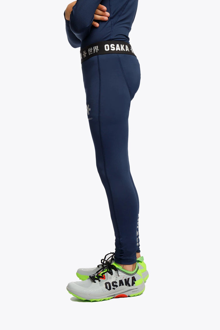 Osaka Osaka Kids Baselayer Tights | Navy - Activewear Training
