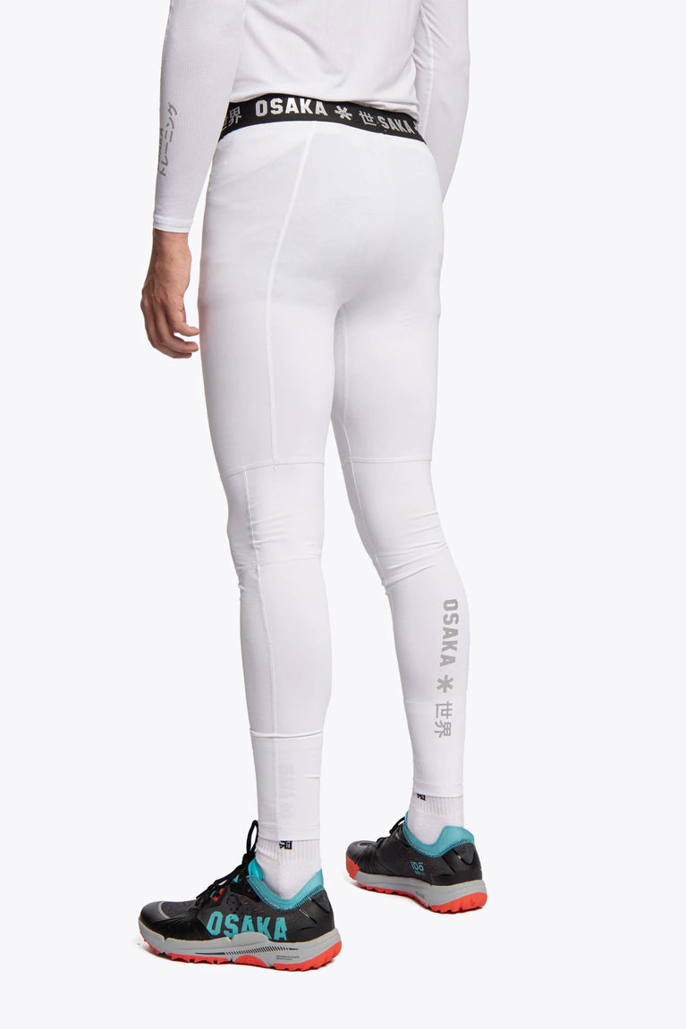 Osaka Osaka Men Baselayer Tights | White - Activewear Training