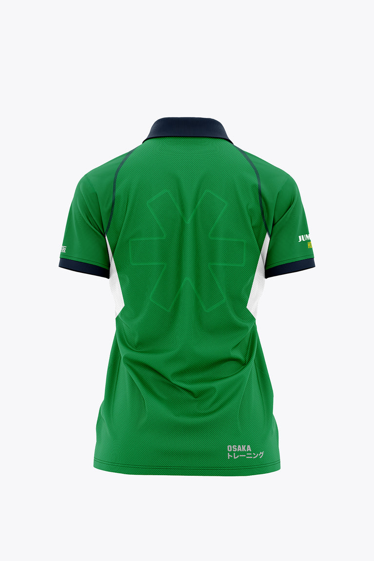 BHV Push Women Polo Jersey - Green / White