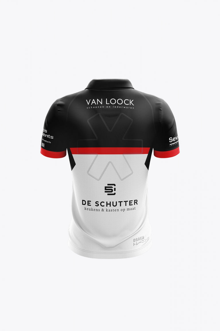 Blackbirds Kids Polo Jersey - Retro Jersey | Black-Red-White