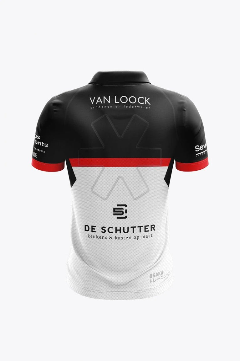 Osaka Blackbirds Women Polo Jersey - Retro Jersey | Black-Red-White - Sports Uniforms Training