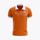 Bloemendaal Kids Polo Jersey in Orange. Front view