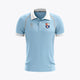 Bloemendaal Kids Polo Jersey in Sky Blue. Front view