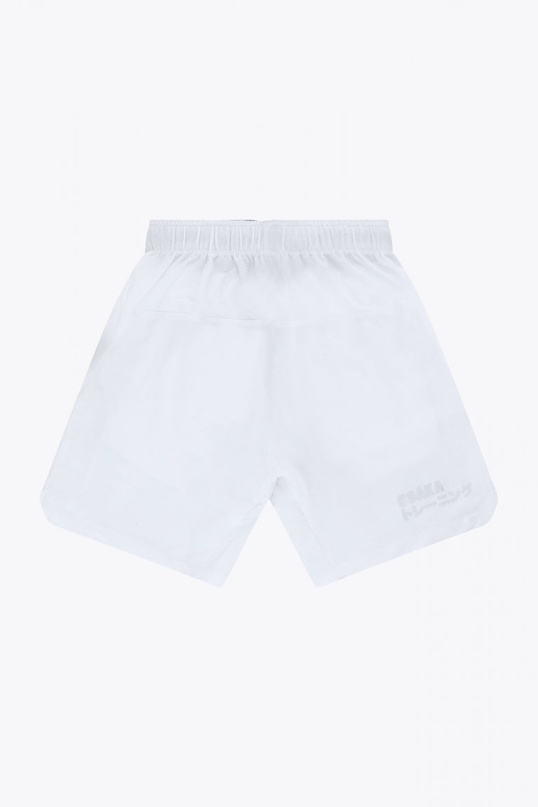 HC Bloemendaal Kids Short in White. Back view