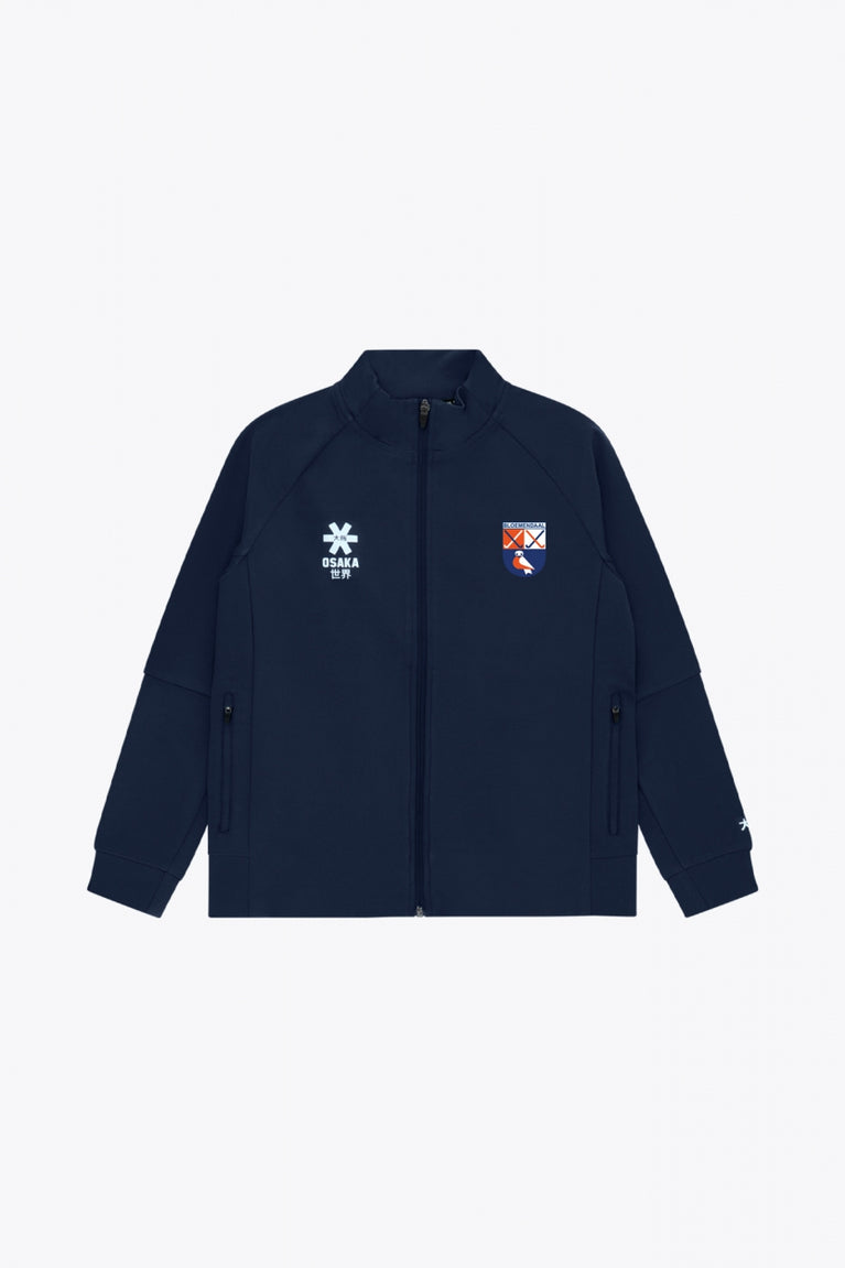 HC Bloemendaal Kids Track Top in Navy. Front view