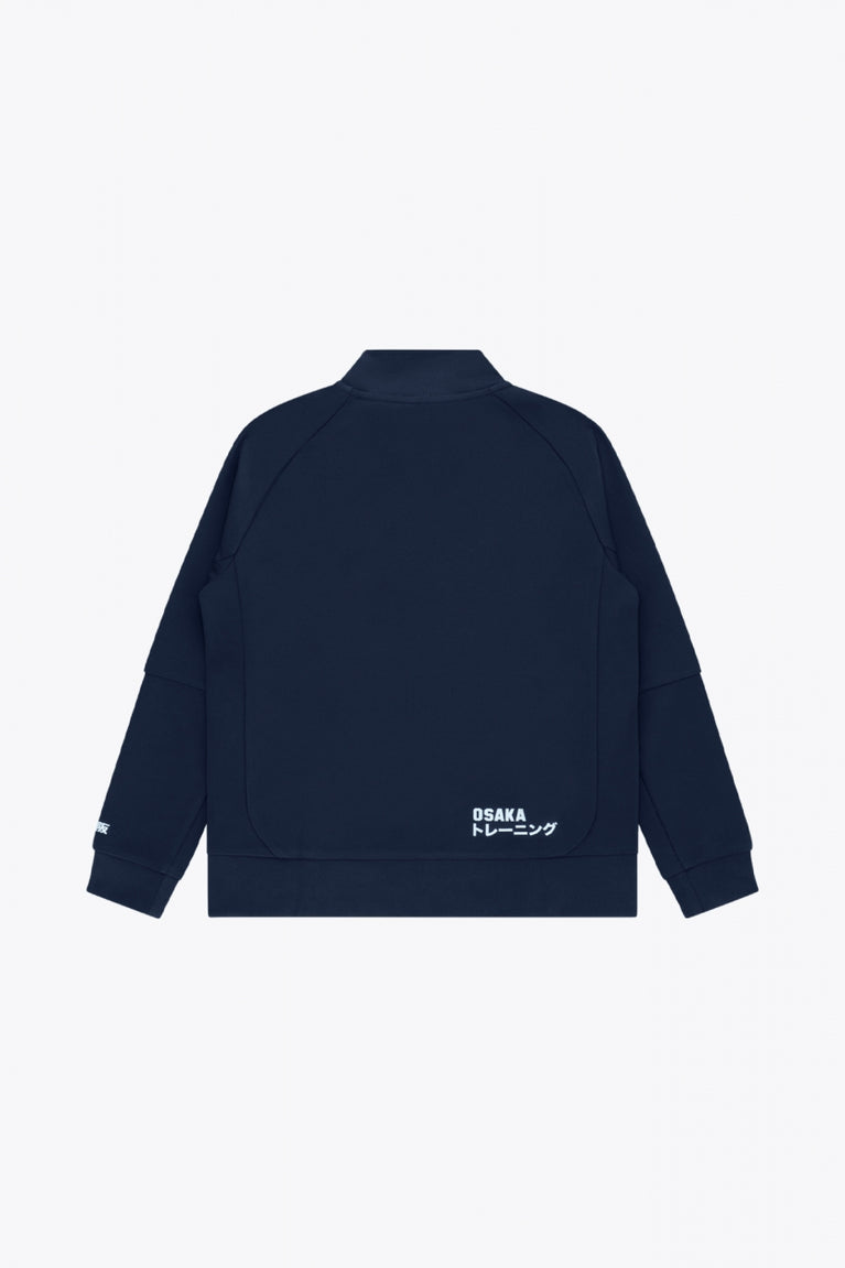 HC Bloemendaal Kids Track Top in Navy. Back view