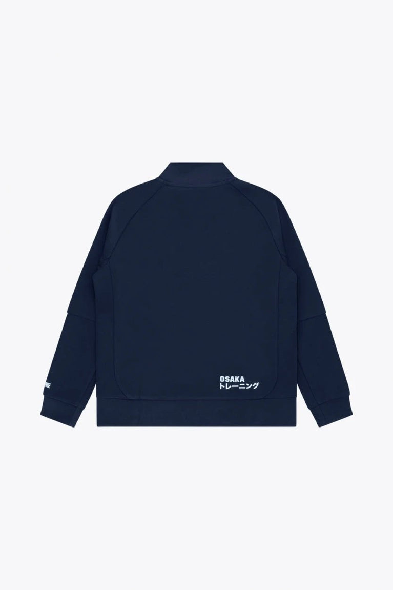 HC Bloemendaal Kids Track Top in Navy. Back view