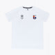 HC Bloemendaal Kids Training Tee in White. Front view