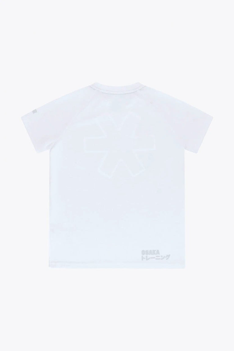 HC Bloemendaal Kids Training Tee in White. Back view