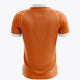 Bloemendaal Women Polo Jersey in Orange. Back view