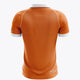 Bloemendaal Women Polo Jersey in Orange. Back view