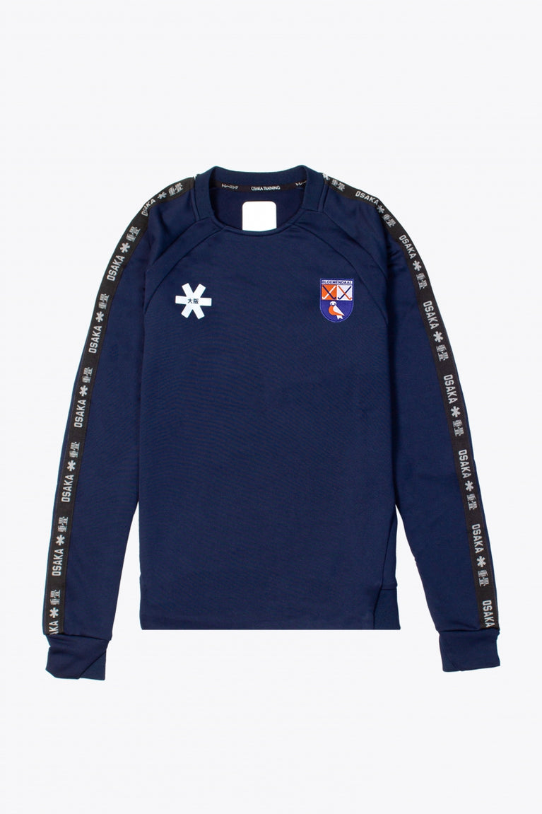 HC Bloemendaal Women Training Sweater in Navy. Front view